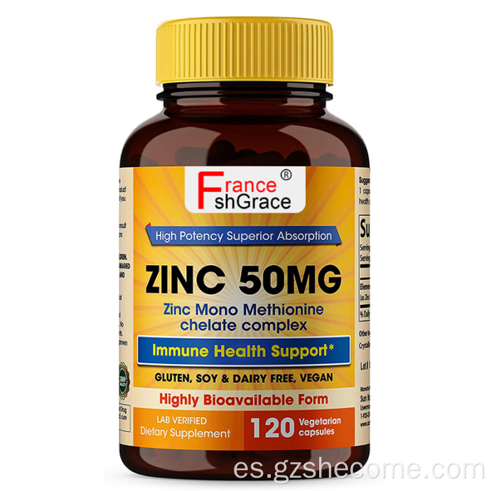 Suplemento de zinc 50 mg inmune suplementos de vitamina C